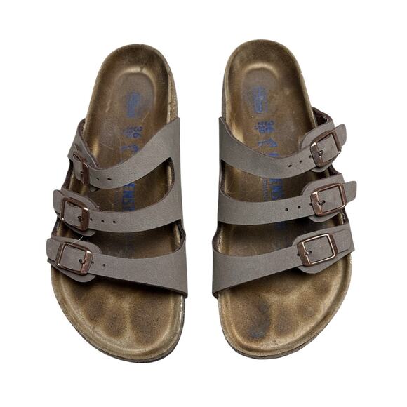 Birkenstock Florida Soft Footbed Oiled‎ Leather - Habana Size 36 (US Size 5-5.5) - Picture 3 of 8